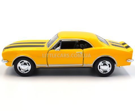 Іграшкова металева машинка Kinsmart Chevrolet Camaro Z/28 1967 жовтий KT5341WY фото