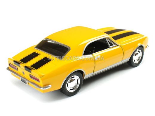 Іграшкова металева машинка Kinsmart Chevrolet Camaro Z/28 1967 жовтий KT5341WY фото