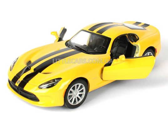 Іграшкова металева машинка Kinsmart Dodge SRT Viper GTS 2013 жовтий KT5363WFY фото