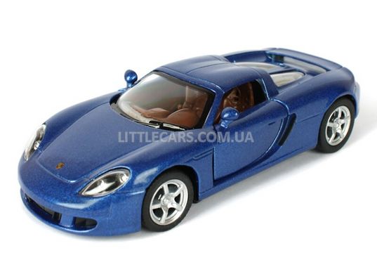 Іграшкова металева машинка Kinsmart Porsche Carrera GT синій KT5081WB фото
