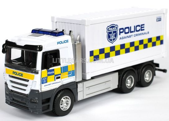 Автосвіт вантажівка Police Against Criminals 911 білий AS2408W фото