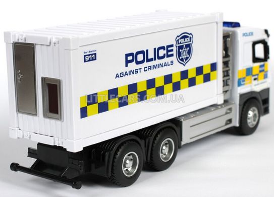 Автосвіт вантажівка Police Against Criminals 911 білий AS2408W фото