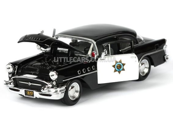 Колекційна металева машинка Maisto Buick Century 1955 Police 1:26 31295P фото