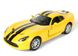 Іграшкова металева машинка Kinsmart Dodge SRT Viper GTS 2013 жовтий KT5363WFY фото 1