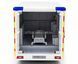 Іграшкова машинка Mercedes-Benz Sprinter Ambulance Швидка допомога 1:48 Kinsmart KT5477W білий KT5477WW фото 4