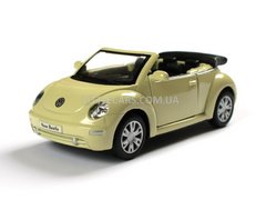 Іграшкова металева машинка Kinsmart Volkswagen New Beetle Convertible 2003 світло-жовтий KT5073WWY фото