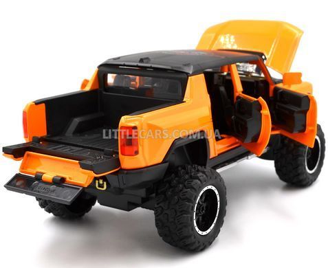 Іграшкова модель машини GMC Hummer EV Pickup (SUT) 1:26 Автопром AP7738 помаранчевий AP7738O фото