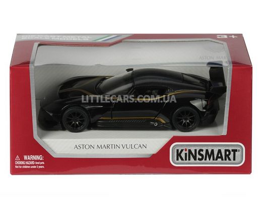 Металлическая модель машины Kinsmart Aston Martin Vulcan черный с наклейкой KT5407WFBL фото