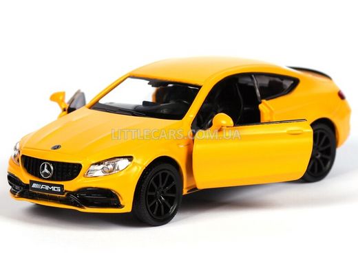 Іграшкова металева машинка RMZ City Mercedes C 63 S AMG (C205) жовтий матовий 554987MEY фото