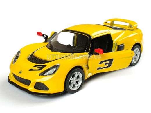 Іграшкова металева машинка Kinsmart Lotus Exige S 2012 жовтий KT5361WY фото