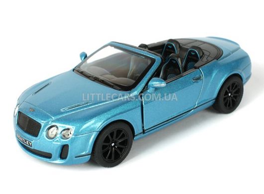 Іграшкова металева машинка Kinsmart Bentley Continental 2010 синій KT5353WB фото