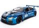 Іграшкова металева машинка Автопром 68255 BMW M6 GT3 Gran Turismo 1:24 синя 68255BNEW фото 1