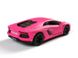 Іграшкова металева машинка Kinsmart Lamborghini Aventador LP700-4 рожевий матовий KT5370WP фото 3
