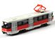 Іграшковий металевий Трамвай Автопром 6411 1:87 біло-червоний 6411ABDWR фото 2