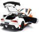 Іграшкова металева машинка Toyota Supra Автопром 32123 1:32 біло-помаранчева 32123WO фото 4