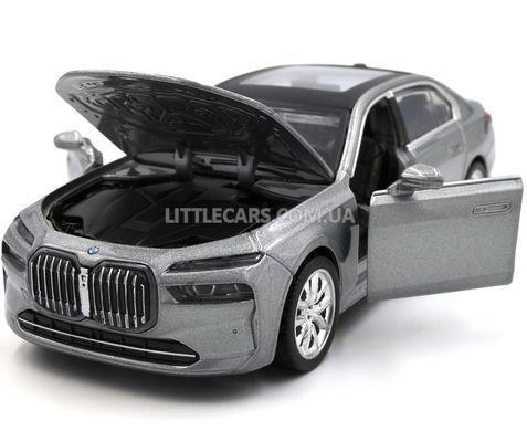 Іграшкова машинка BMW i7 (G70) 1:32 Автопром 68738 сіра 68738G фото