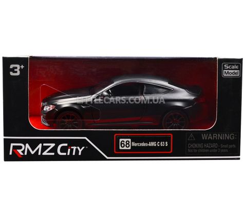 Іграшкова металева машинка RMZ City Mercedes C 63 S AMG (C205) чорний матовий 554987MBL фото