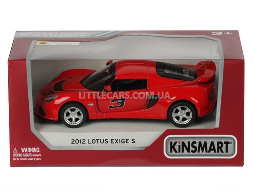 Металлическая модель машины Kinsmart Lotus Exige S 2012 красный KT5361WR фото