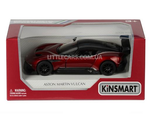 Металлическая модель машины Kinsmart Aston Martin Vulcan красный с наклейкой KT5407WFR фото