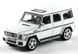 Іграшкова металева машинка Автопром Mercedes G-class 1:24 білий 7665W фото 1