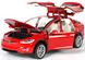Металлическая модель машины Автопром 6603 Tesla Model X 90D 1:32 красная 6603R фото 2