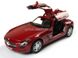 Іграшкова металева машинка Kinsmart Mercedes-Benz SLS AMG червоний KT5349WR фото 2