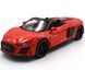 Іграшкова металева машинка Audi R8 Spyder Автопром 68418 червоний 1:32 68418R фото 1