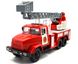Пожарная машина КРАЗ KR-2202-08 Автопром 1:16 с выдвижной лестницой KR-2202-08 фото 1