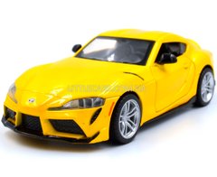 Металева модель машини Toyota GR Supra Автопром 68417 1:31 жовта 68417Y фото