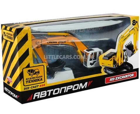 Іграшковий Екскаватор із рухомим ковшем 1:50 Автопром AP7758 AP7758 фото