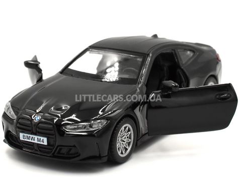Модель машины BMW M4 G82 Автопром 4371 1:42 черная 4371BL фото
