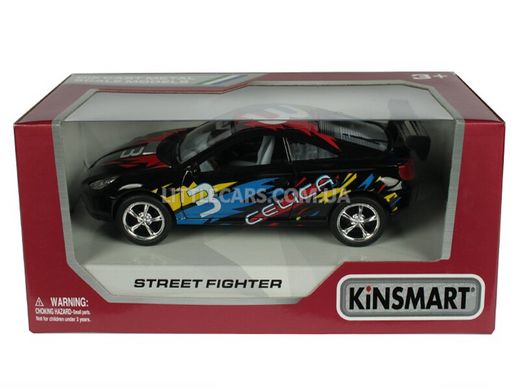 Іграшкова металева машинка Kinsmart Toyota Celica Street Fighter KT5072WBL фото