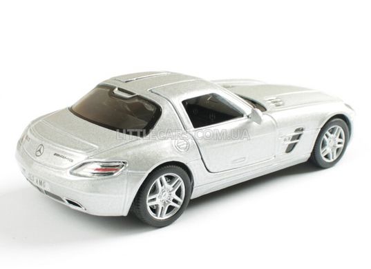 Іграшкова металева машинка Kinsmart Mercedes-Benz SLS AMG сірий KT5349WG фото