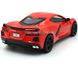 Металева машинка Chevrolet Corvette 2021 1:36 Kinsmart KT5432W червоний Kt5432WR фото 4