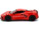 Металева машинка Chevrolet Corvette 2021 1:36 Kinsmart KT5432W червоний Kt5432WR фото 3