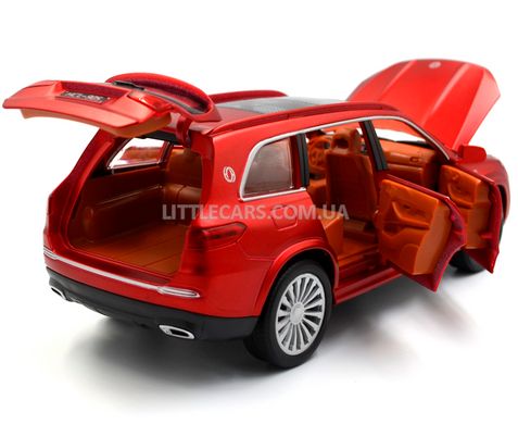 Іграшкова металева машинка Mercedes-Benz Maybach GLS V8 Turbo Автопром 7569 червоний 7569R фото
