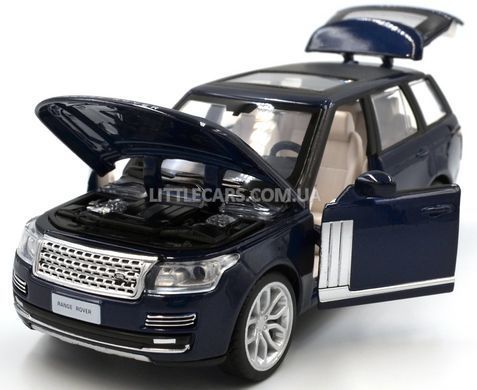 Модель машини Land Rover Range Rover Автопром 68357 1:33 синій 68357B фото