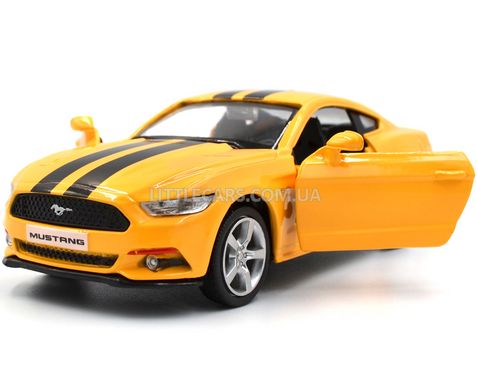 Моделька машины Ford Mustang 2015 RMZ City 554029 1:38 желтый с полосами 554029CY фото