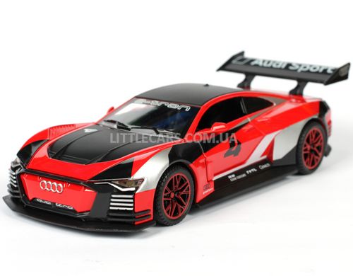 Іграшкова металева машинка Автопром Audi E-tron Vision Gran Turismo 1:32 червона 7585R фото