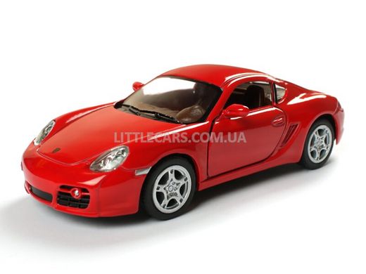Іграшкова металева машинка Kinsmart Porsche Cayman S червоний KT5307WR фото