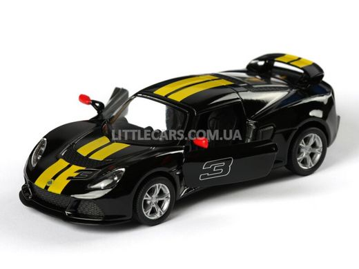 Іграшкова металева машинка Kinsmart Lotus Exige S 2012 чорний з наклейкою KT5361WFBL фото