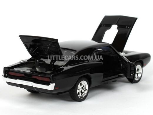 Іграшкова металева машинка Dodge Charger RT 1970 1:32 Автосвіт AP-1760 чорний AP-1760BL фото