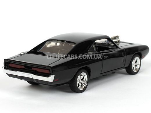 Іграшкова металева машинка Dodge Charger RT 1970 1:32 Автосвіт AP-1760 чорний AP-1760BL фото