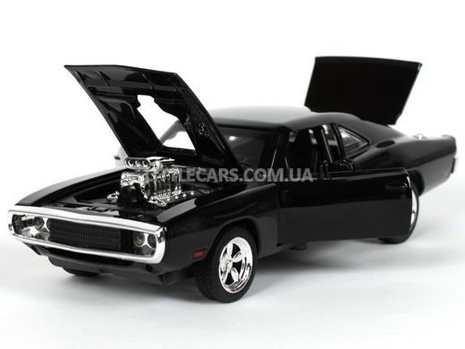 Іграшкова металева машинка Dodge Charger RT 1970 1:32 Автосвіт AP-1760 чорний AP-1760BL фото