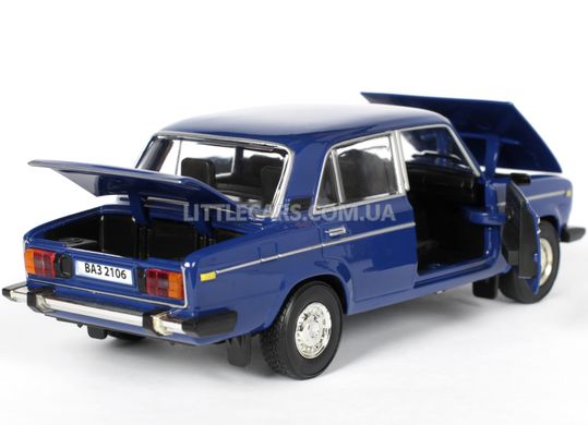 Металлическая модель машины Автопром ВАЗ 2106 1:22 синий 2106B фото