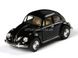 Металлическая модель машины Kinsmart Volkswagen Beetle Classical 1967 черный KT5057WBL фото 1