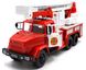 Игрушечная пожарная машина КРАЗ KR-2202-09 Автопром 1:16 с белым подъемником KR-2202-09 фото 2