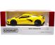 Металева машинка Chevrolet Corvette 2021 1:36 Kinsmart KT5432W жовтий Kt5432WY фото 5