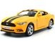 Моделька машини Ford Mustang 2015 RMZ City 554029 1:38 жовтий зі смугами 554029CY фото 1