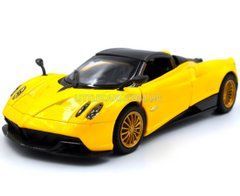Моделька машини Pagani Huayra Roadster Автопром 68435 1:32 жовта 68435Y фото